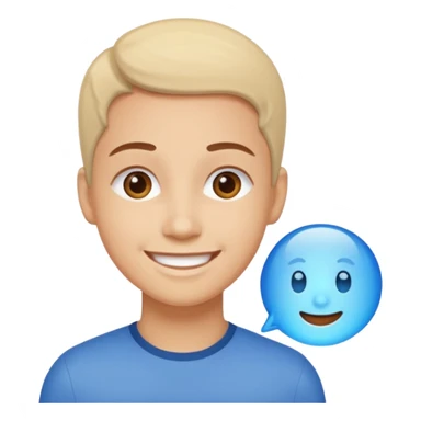 hazme un emoji de ayudando a una empresa a dejar de perder el tiempo atravez de la ia sticker