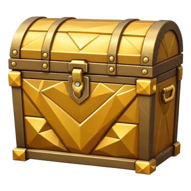 chest emoji low poly  sticker