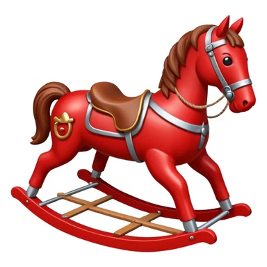 red Rocking Horse sticker