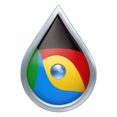 Google chrome location pin sticker