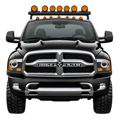Dodge Ram Ourdoorsman Black sticker