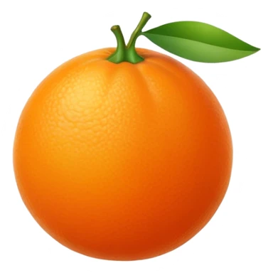 mandarin appelsin sticker