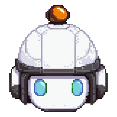 Black bomberman head only, sleek helmet with sharp antenna, cool white face, mysterious eyes, pixel art style sticker