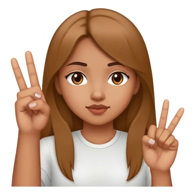 Girl with middle finger sticker