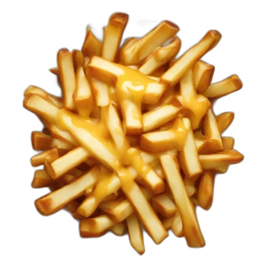 Poutine-canadian sticker