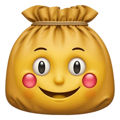 smiley with bags under eyes sticker