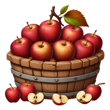 A bunch of jaroset made with rotten apples, nuts and wine. It's color should resemble a brick sticker