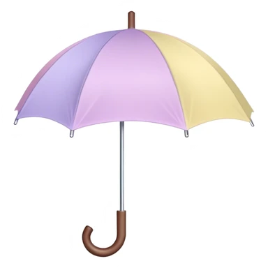 
pastel children's umbrella sticker