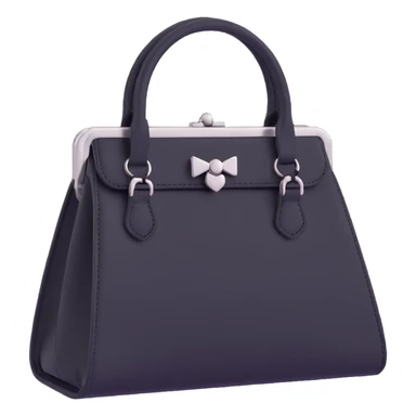 Black goth purse sticker