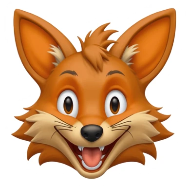 wile e coyote laughing sticker