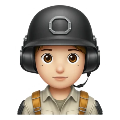 Üstünde (PUBG)yazan bir kask yap. sticker