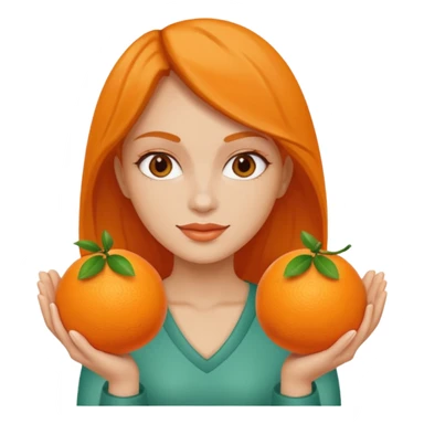 👱‍♀️🍊🍊 sticker