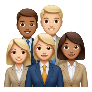 corporate social responsibility for large enterprise team but not wearing formal sticker