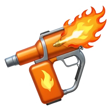 flame thrower sticker
