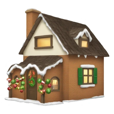 Christmas house cuisine sticker