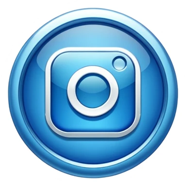 Instagram verified account badge, also known as the blue tick. sticker