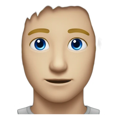 Homme noir aux yeux bleus  sticker