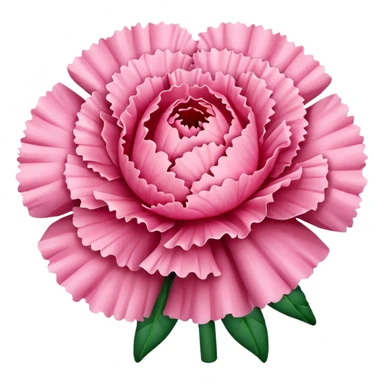 Pink carnation flowers  sticker