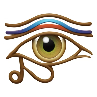 Eye of rah meme sticker