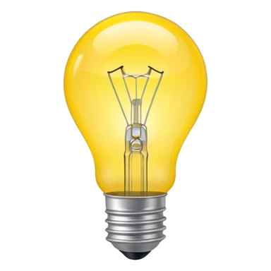bright idea bulb sticker