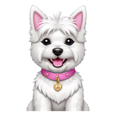 Juicy couture highland terrier sticker
