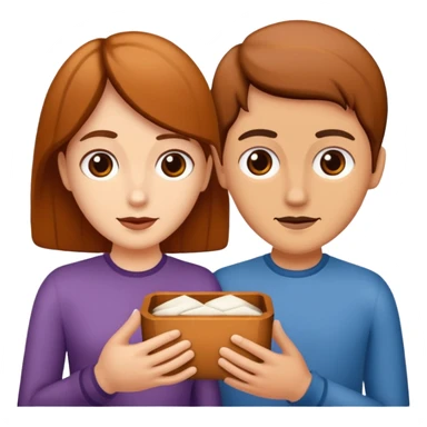 Dos personas dandose la mano como agradecimiento, una persona canelita y una persona blanca sticker