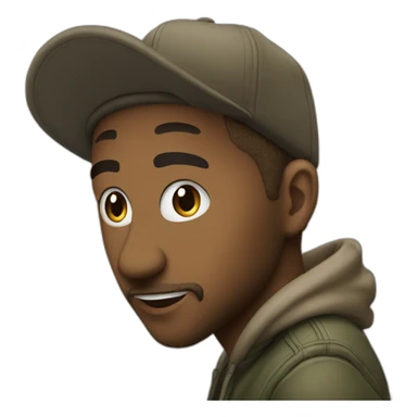 Le signe du rappeur français Jul  sticker