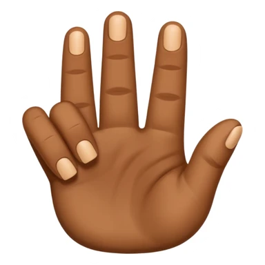 ASL Alphabet A in a Finger sticker