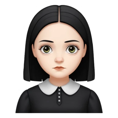 Mercredi addams  sticker