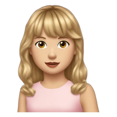 Taylor Swift  as a kid sticker