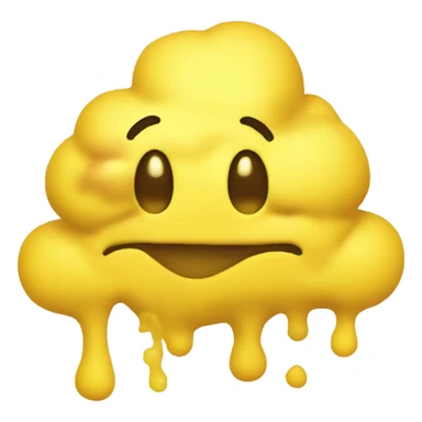 emoji vomitting yellow stuff sticker