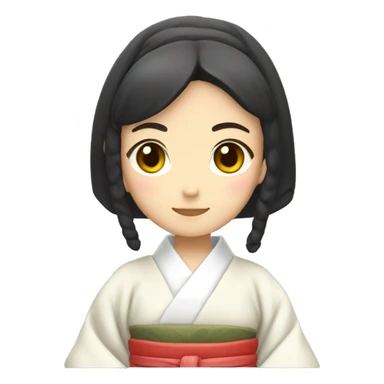 japanese shrine maiden sticker