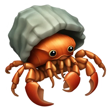 Hermit crab sticker