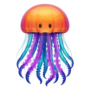 jellyfish with unique design and color but i want a simple one sticker