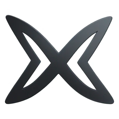 A sleek, minimalist logo symbolizing XRP, resembling an upward-moving arrow, with bold curves forming a futuristic "X" shape. This dynamic icon suggests momentum and growth, capturing the spirit of advancement, speed, and financial revolution. sticker
