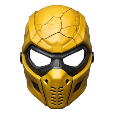 mortal kombat scorpion mask sticker