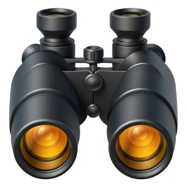 binoculars with large lenses sticker