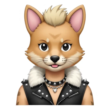 vocalist animal punk sticker