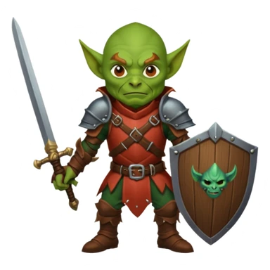 create a dnd style hobgoblin.png using 48x48 pixels size sticker