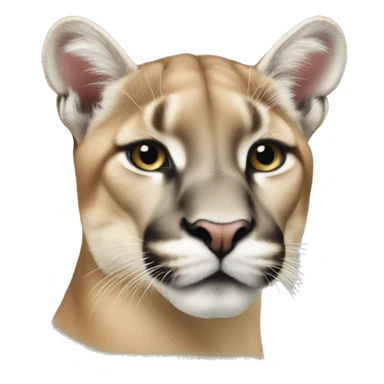 puma with her baby sticker