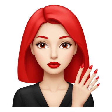 Make a combo of 🤨💅👄 sticker