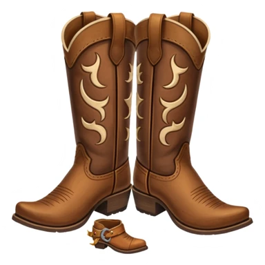 pair of cowboy boots sticker