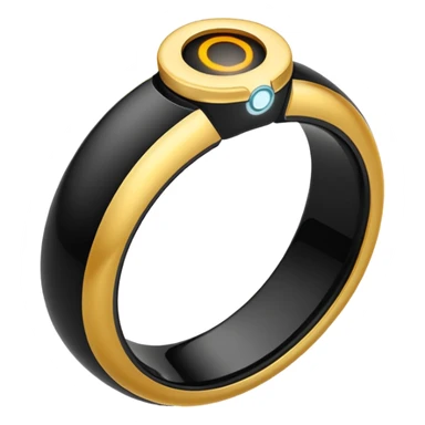 oura ring shaped like an O sticker
