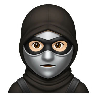 masked robber  sticker
