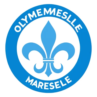 Logo olimpique de Marseille 2025 sticker