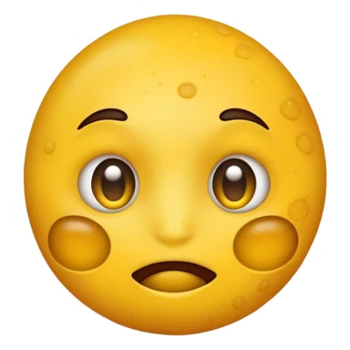 create an emoji of the viral hyperpingmentation meme sticker