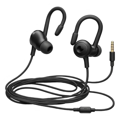 old wired earphones sticker