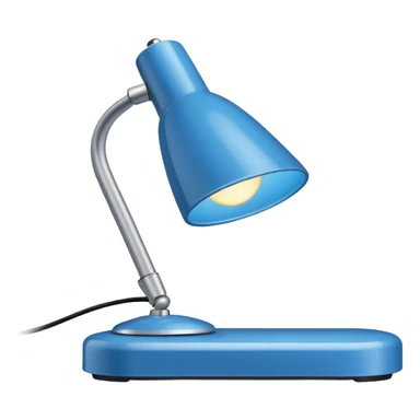blue table lamp  sticker