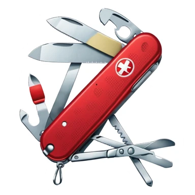 swiss army knife sticker