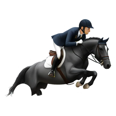 Showjumping sticker